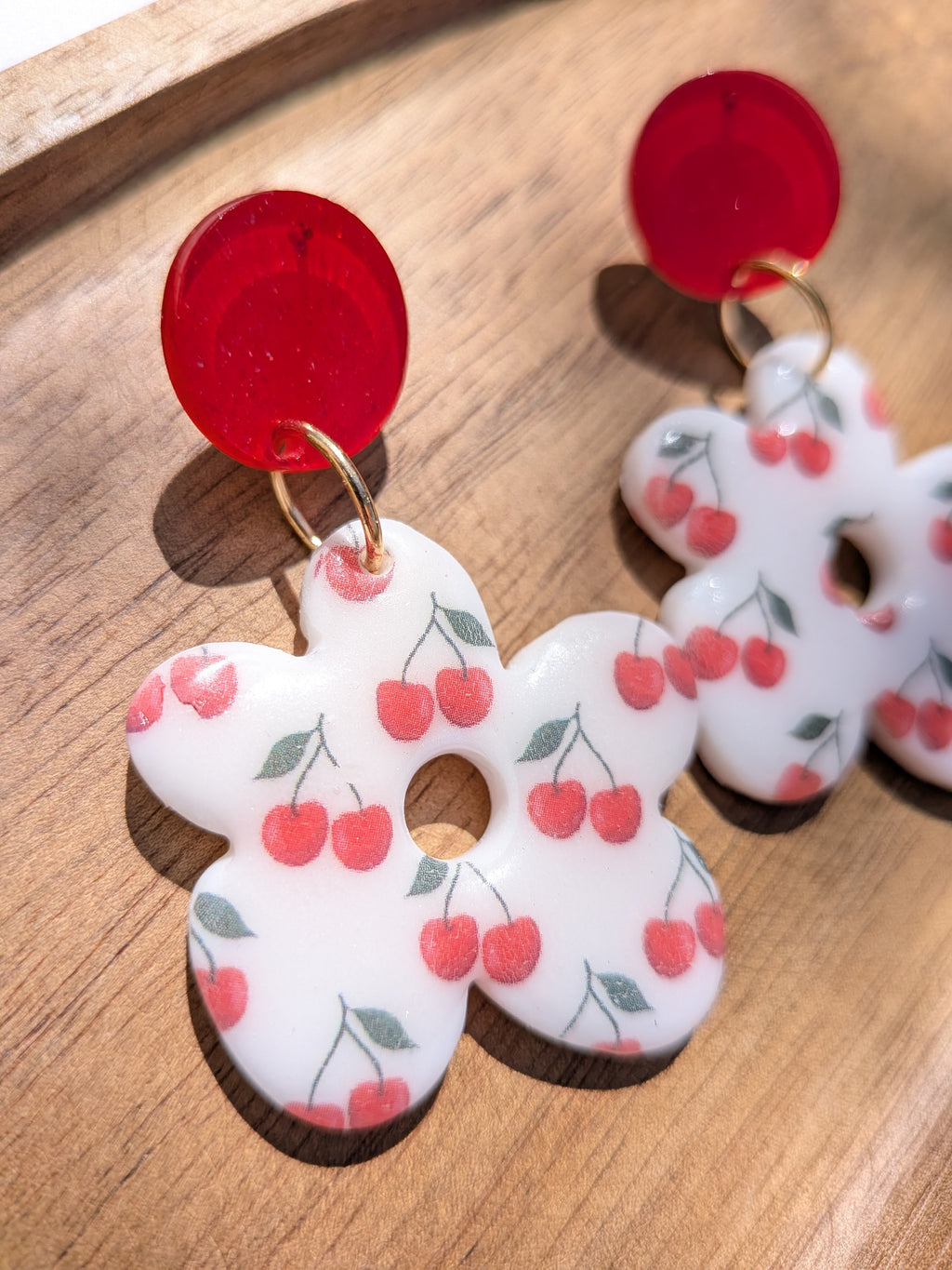 Boucles d'oreilles au temps des cerises