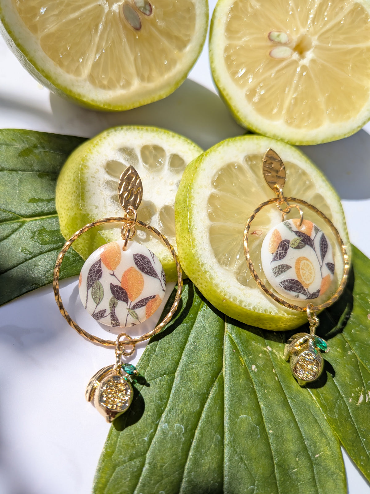Boucles d'oreilles fraîcheur d été