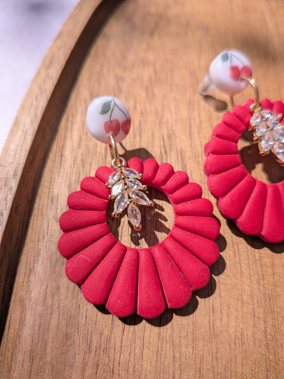 Boucles d'oreilles la ronde des cerises