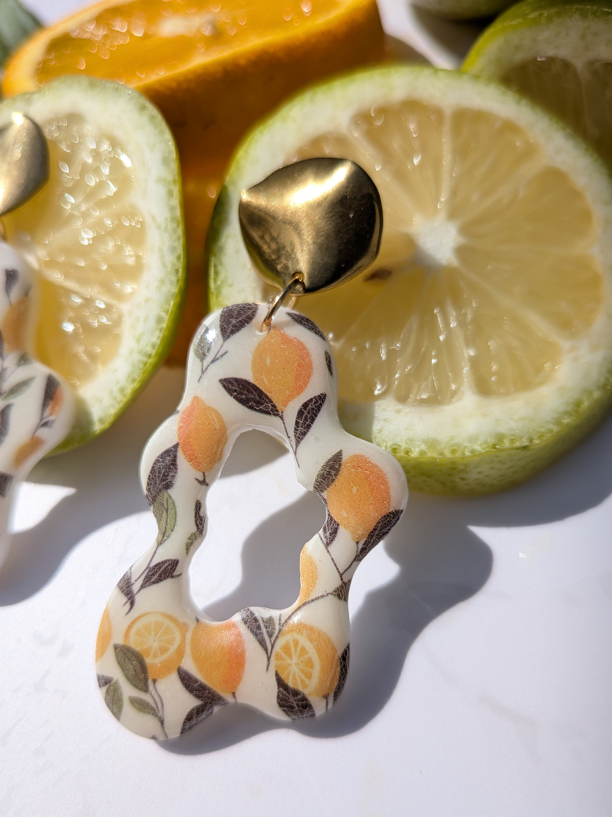 Boucles d'oreilles fraîcheur d été