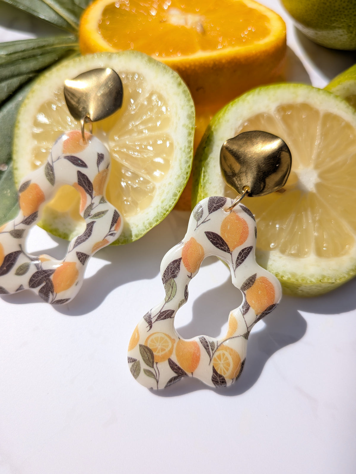 Boucles d'oreilles fraîcheur d été