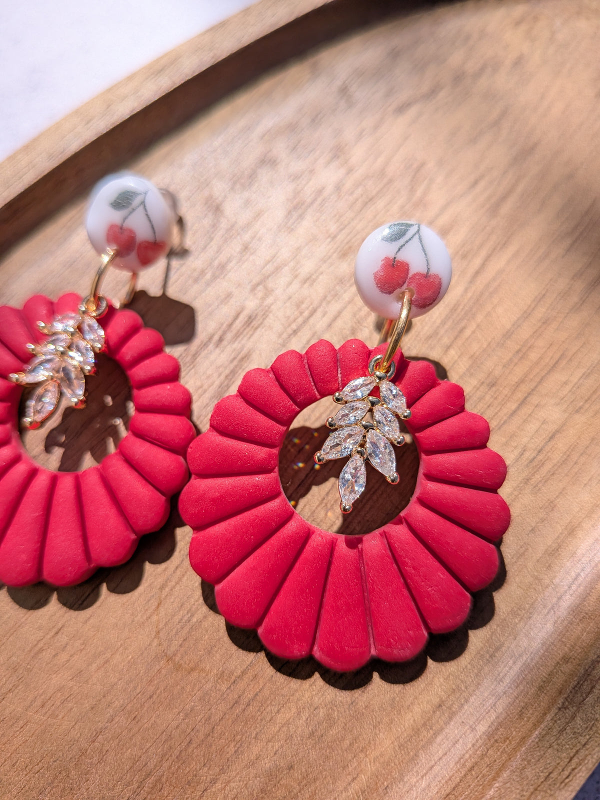 Boucles d'oreilles la ronde des cerises