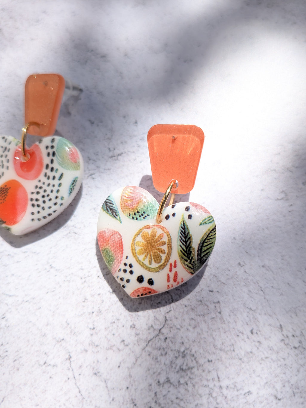 Boucles d'oreilles douceur tropicale