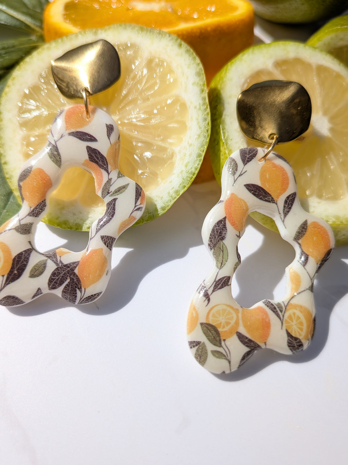 Boucles d'oreilles fraîcheur d été