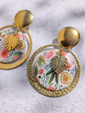 Boucles d'oreilles carnaval tropical