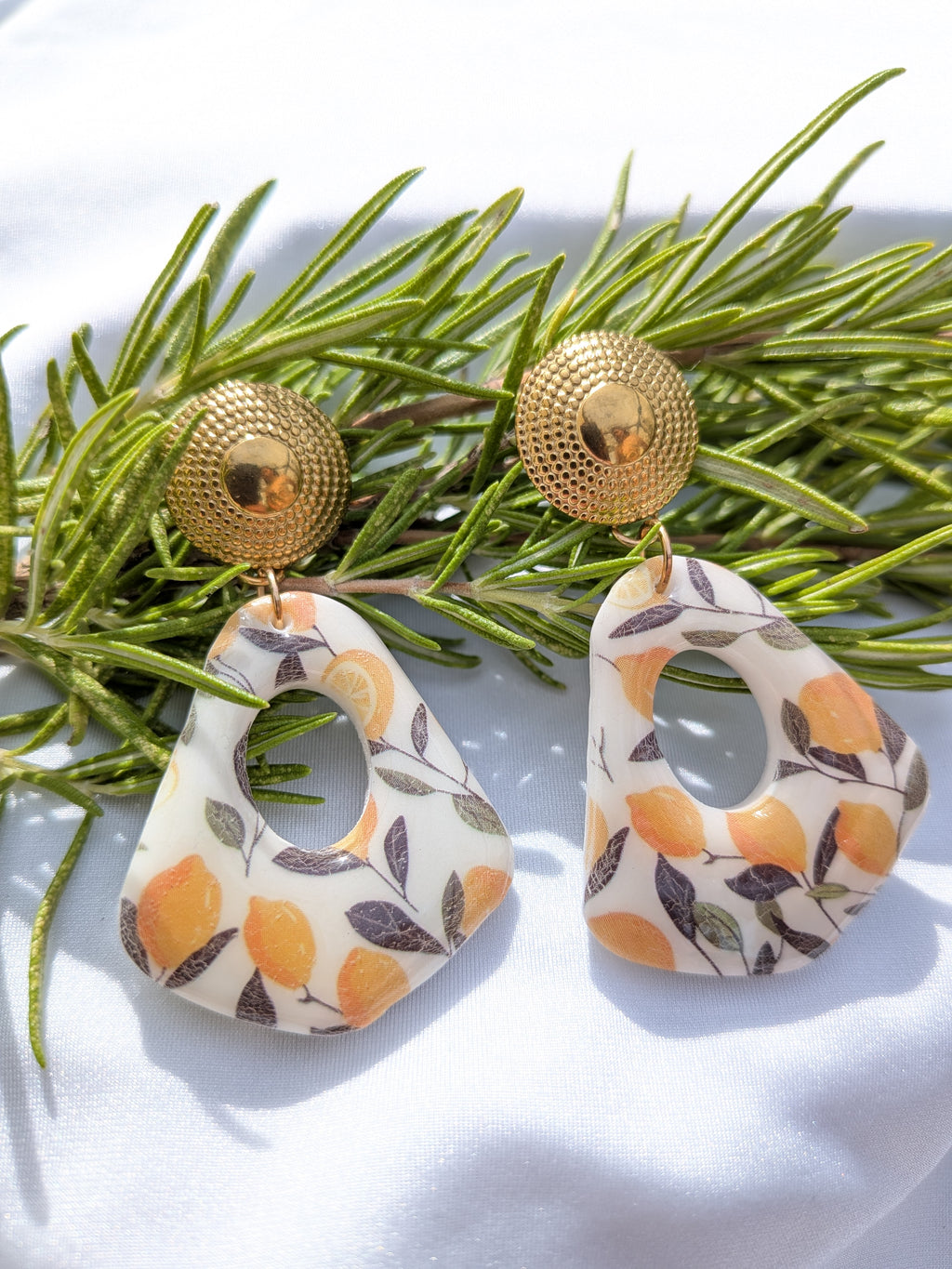Boucles d'oreilles fraîcheur d été