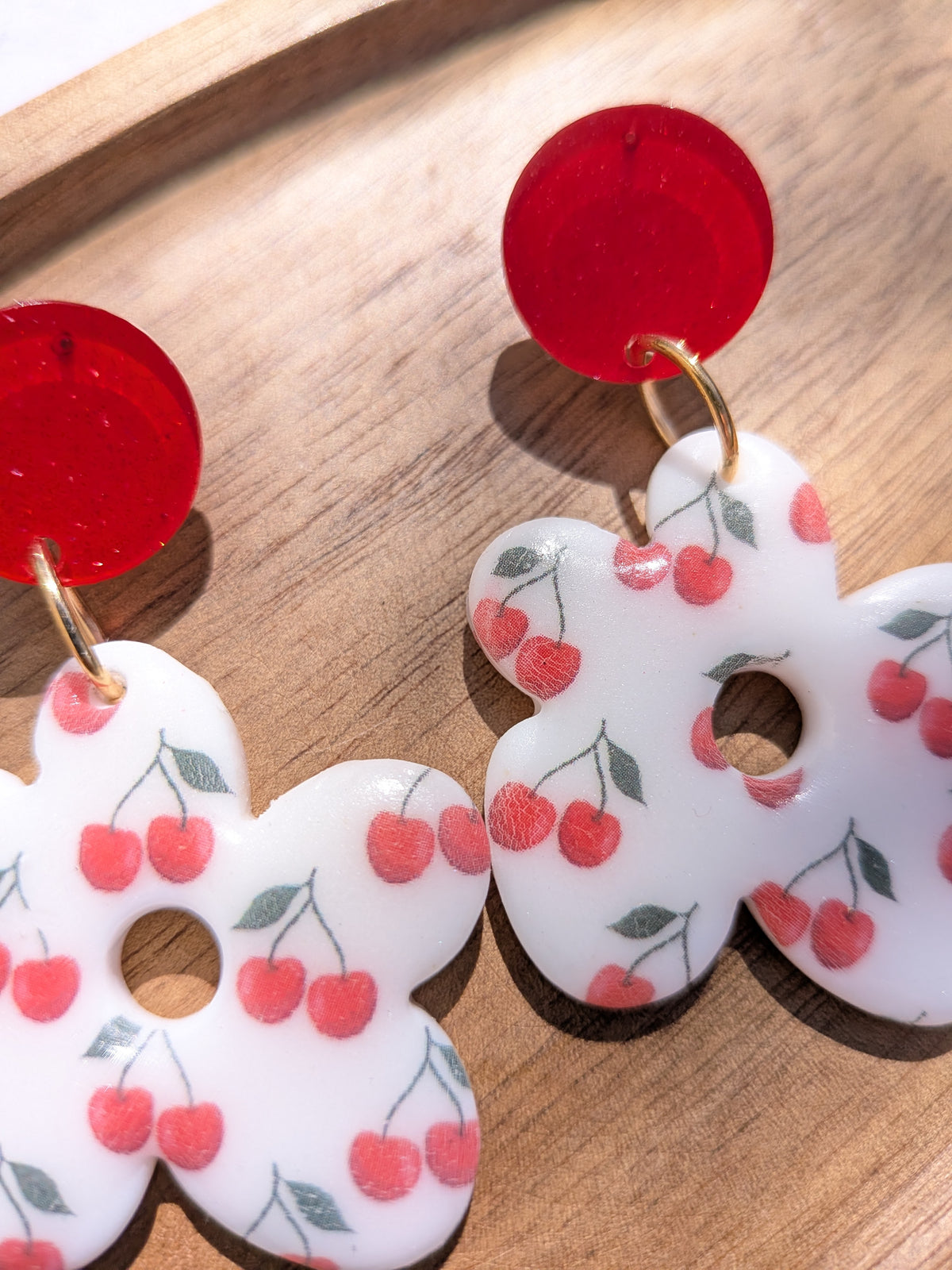 Boucles d'oreilles au temps des cerises