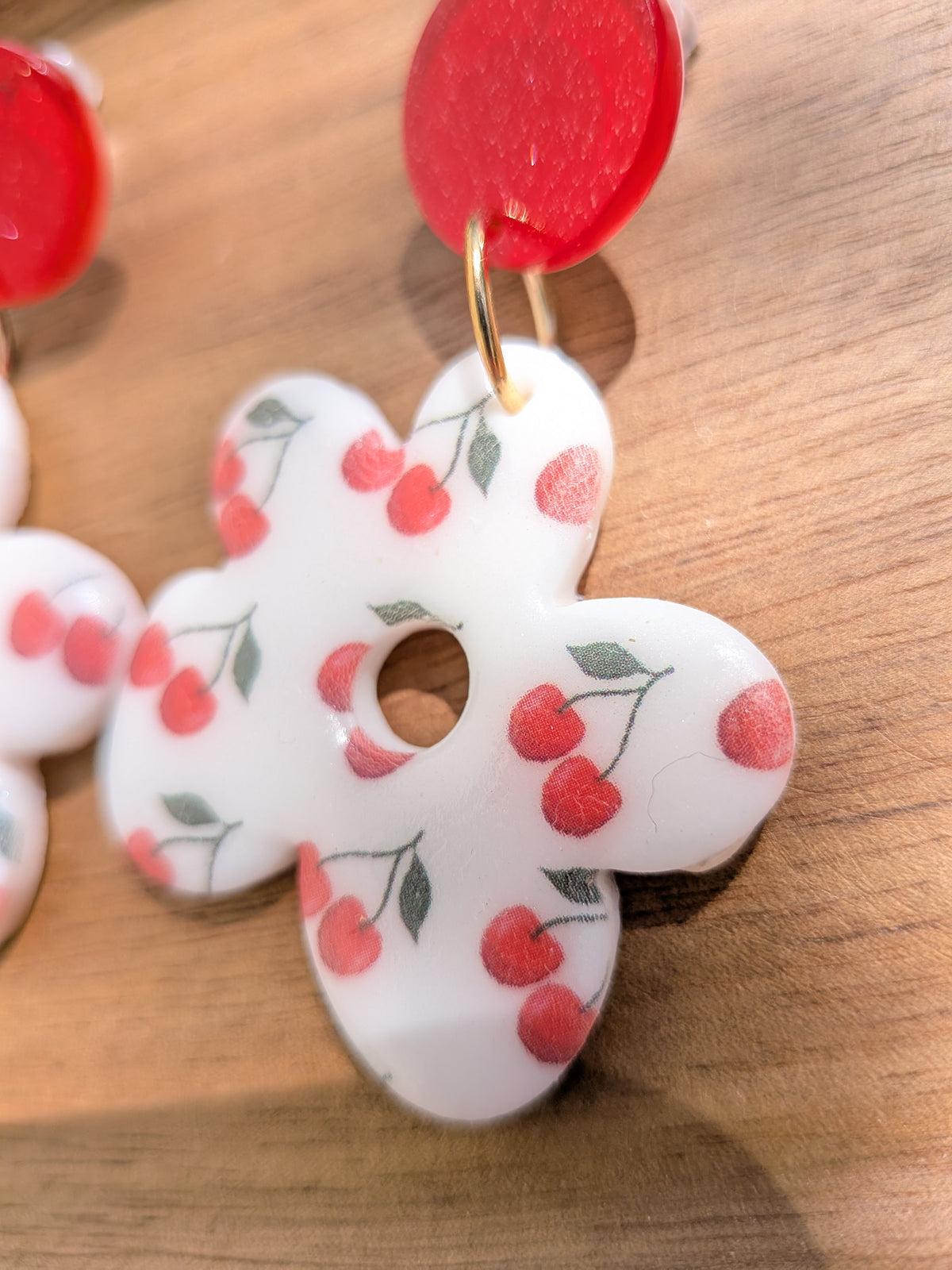 Boucles d'oreilles au temps des cerises