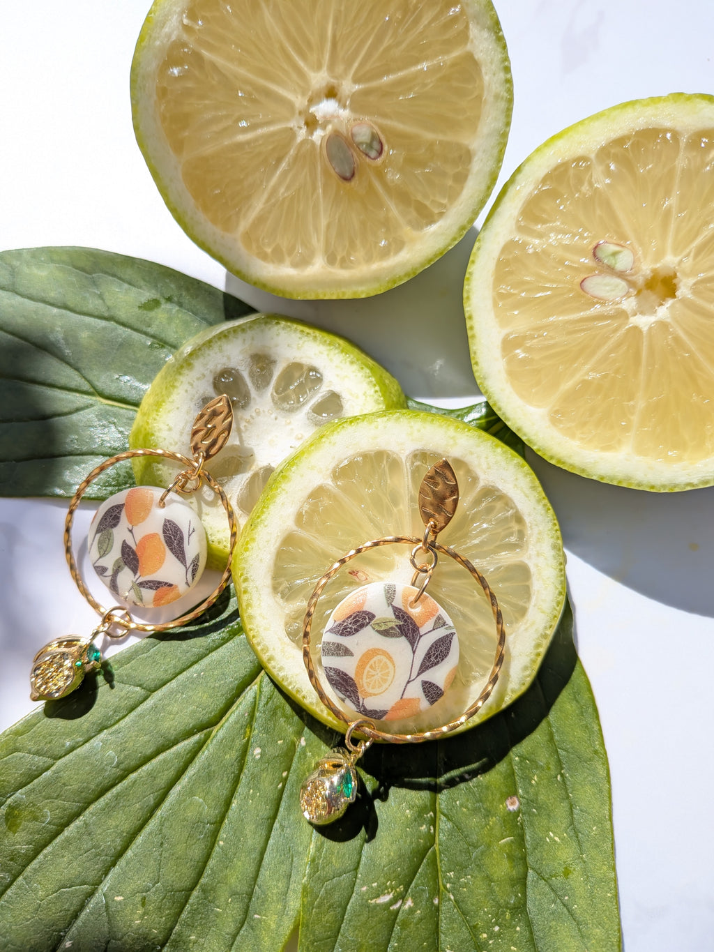 Boucles d'oreilles fraîcheur d été