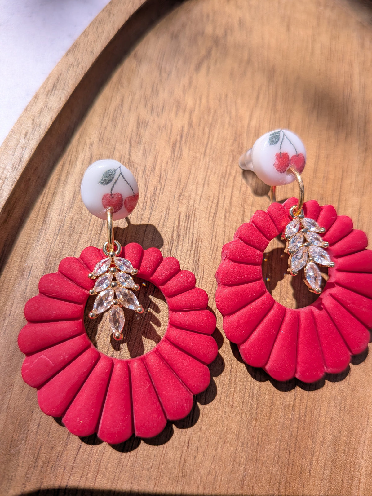 Boucles d'oreilles la ronde des cerises