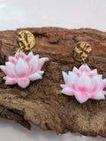 Boucles d'oreilles lotus courtes