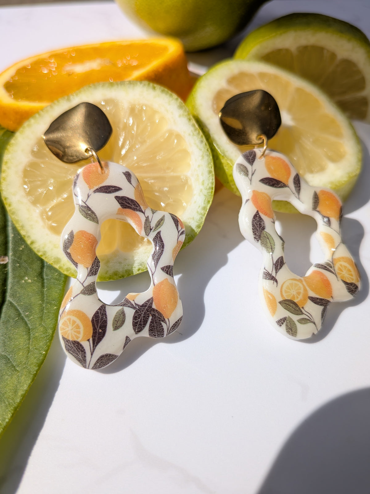 Boucles d'oreilles fraîcheur d été