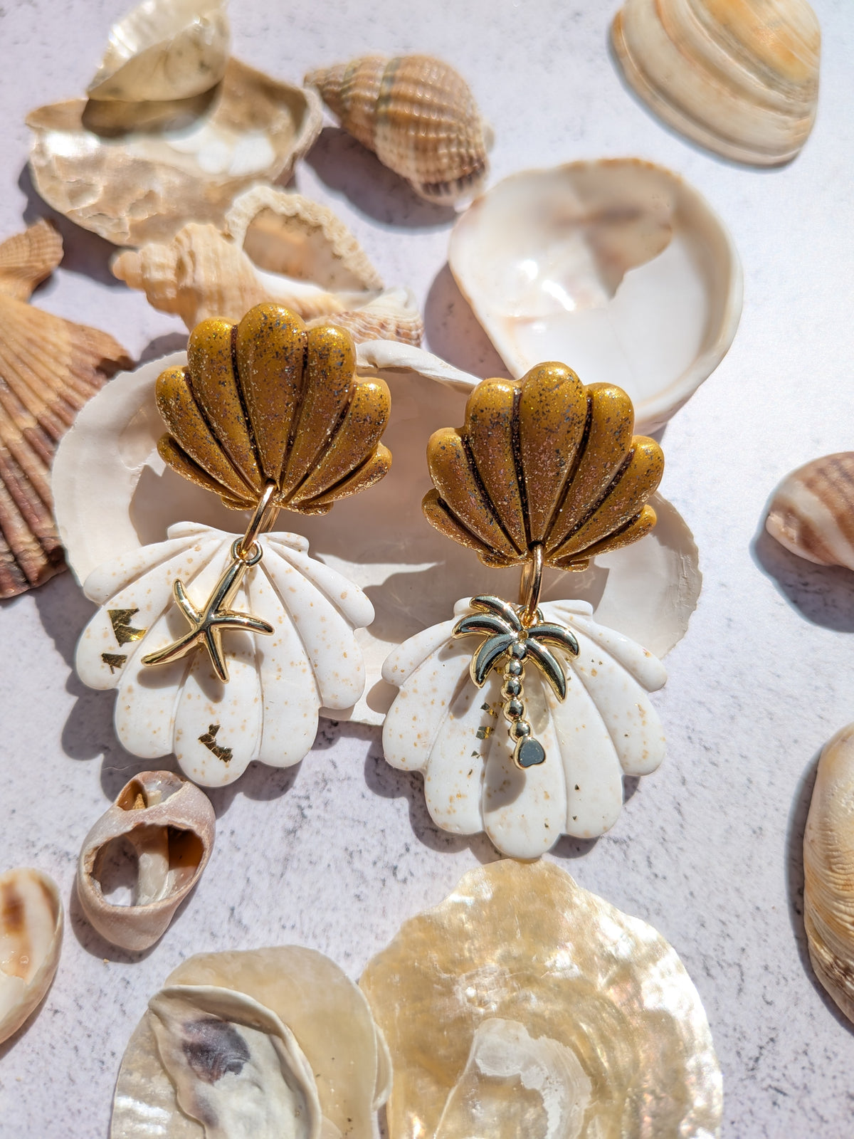 Boucles d'oreilles oceaniques