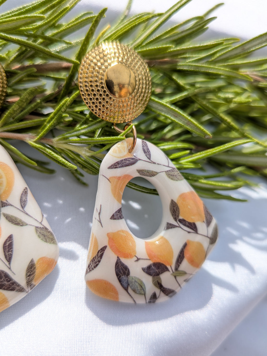 Boucles d'oreilles fraîcheur d été