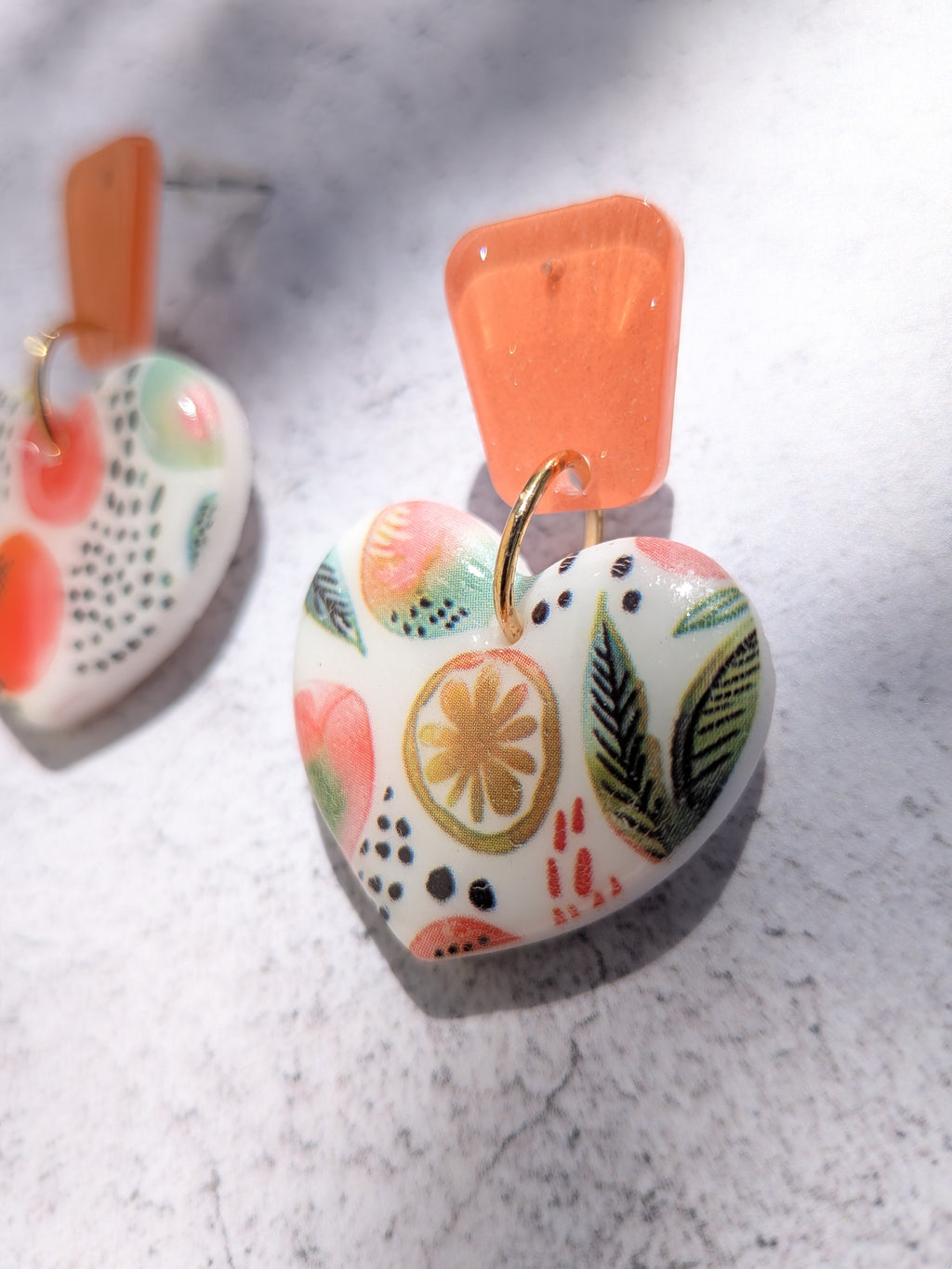 Boucles d'oreilles douceur tropicale
