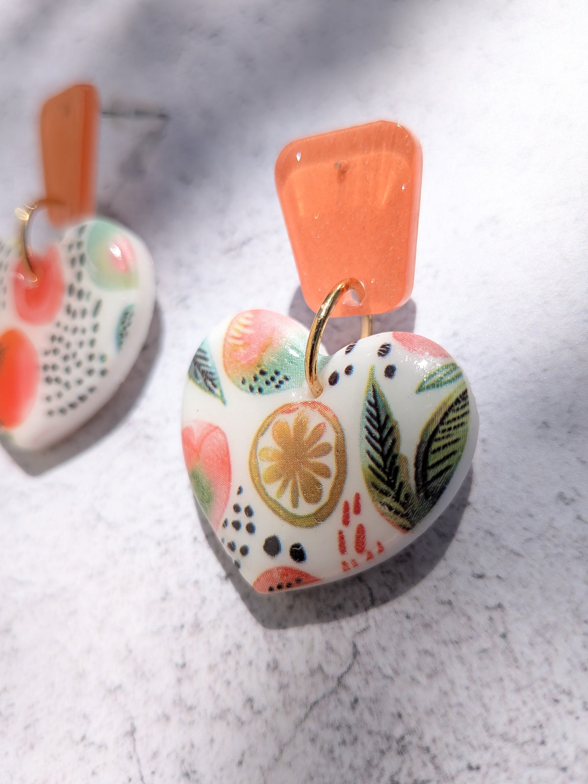 Boucles d'oreilles douceur tropicale