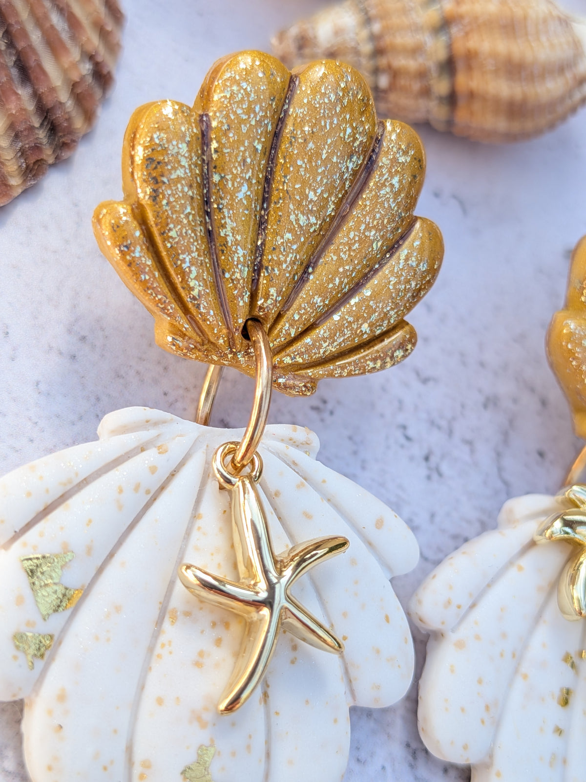 Boucles d'oreilles oceaniques