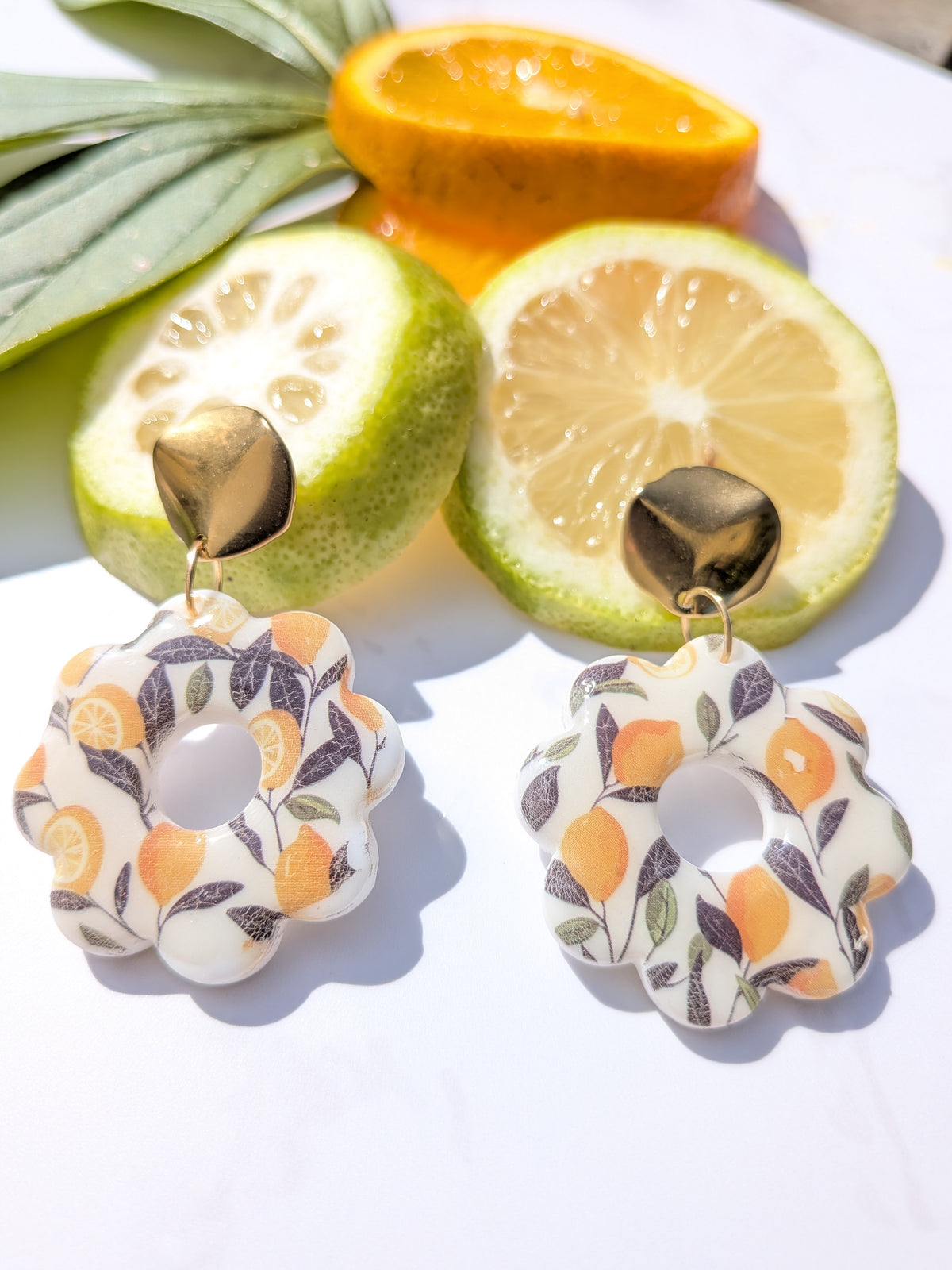 Boucles d'oreilles fraîcheur d été