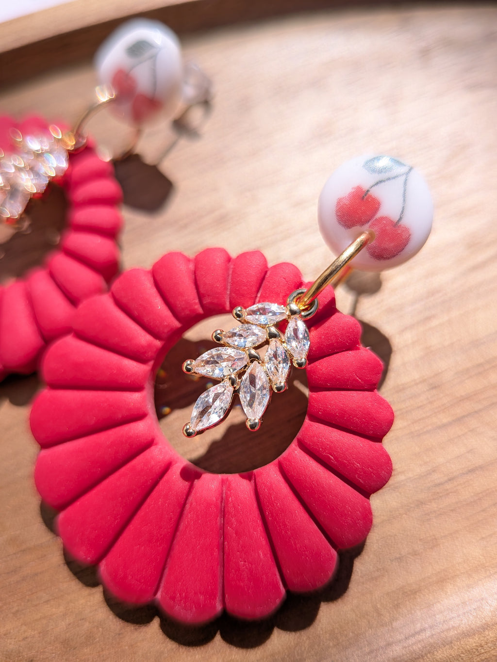 Boucles d'oreilles la ronde des cerises