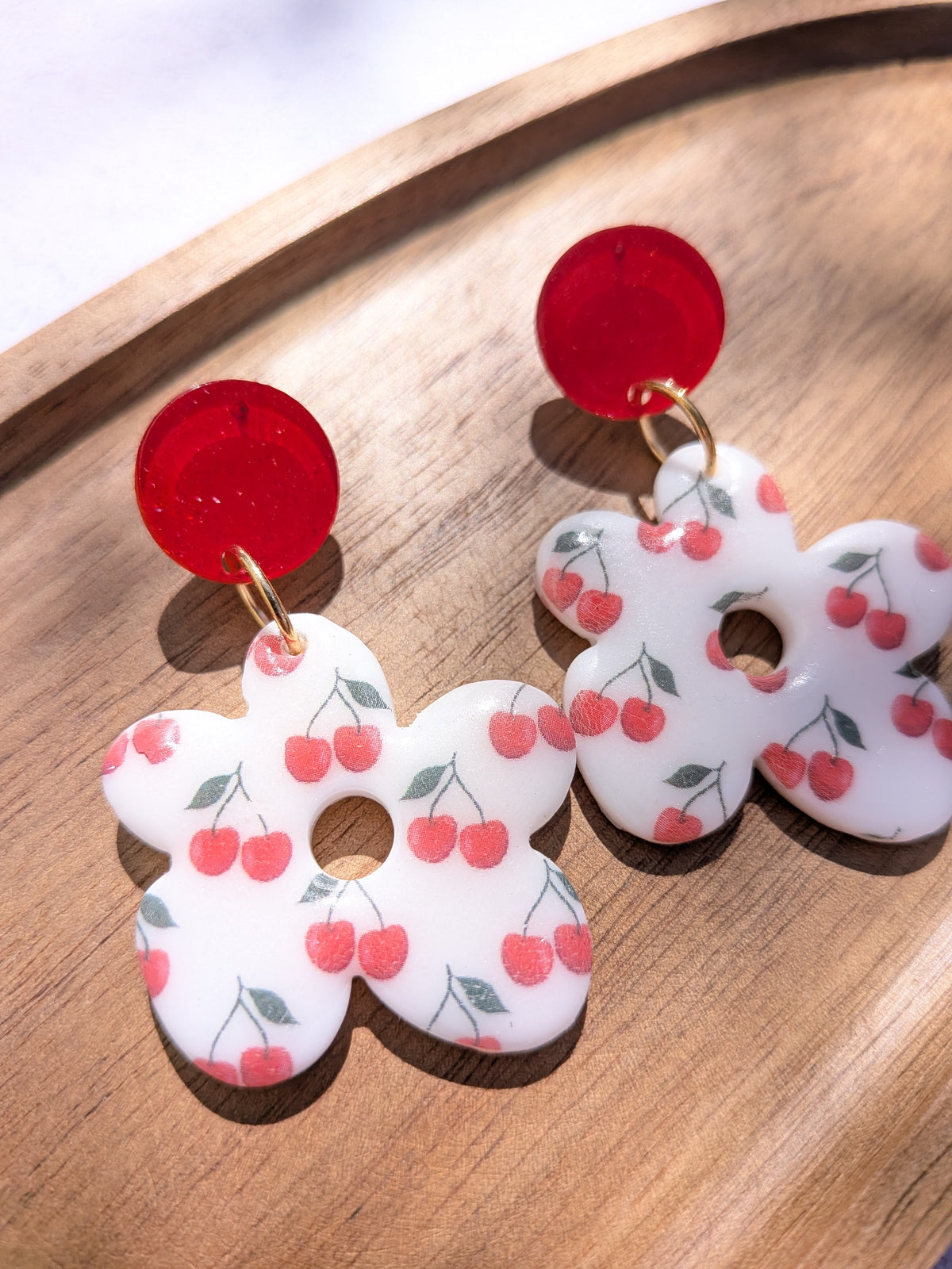 Boucles d'oreilles au temps des cerises