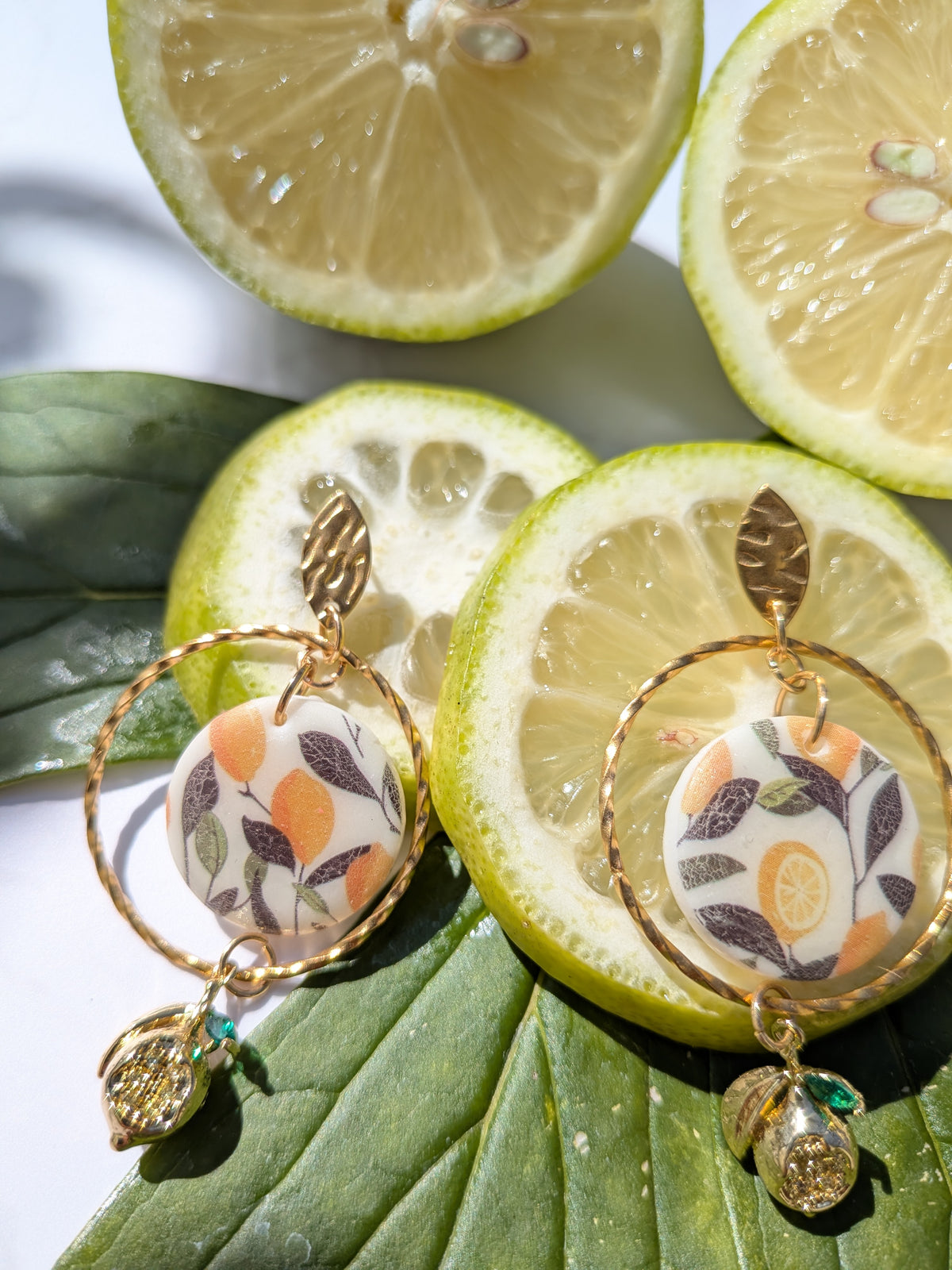 Boucles d'oreilles fraîcheur d été