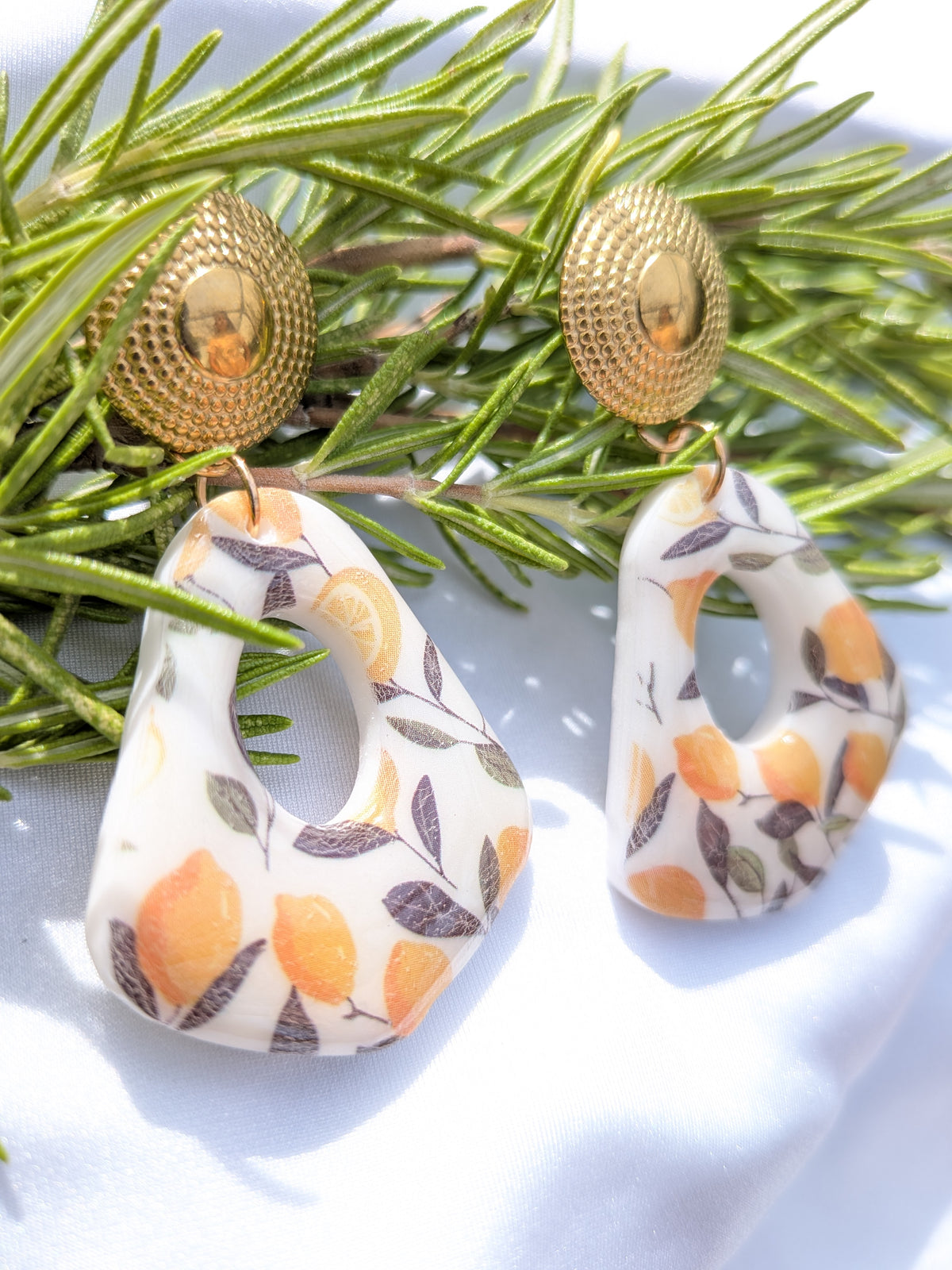 Boucles d'oreilles fraîcheur d été