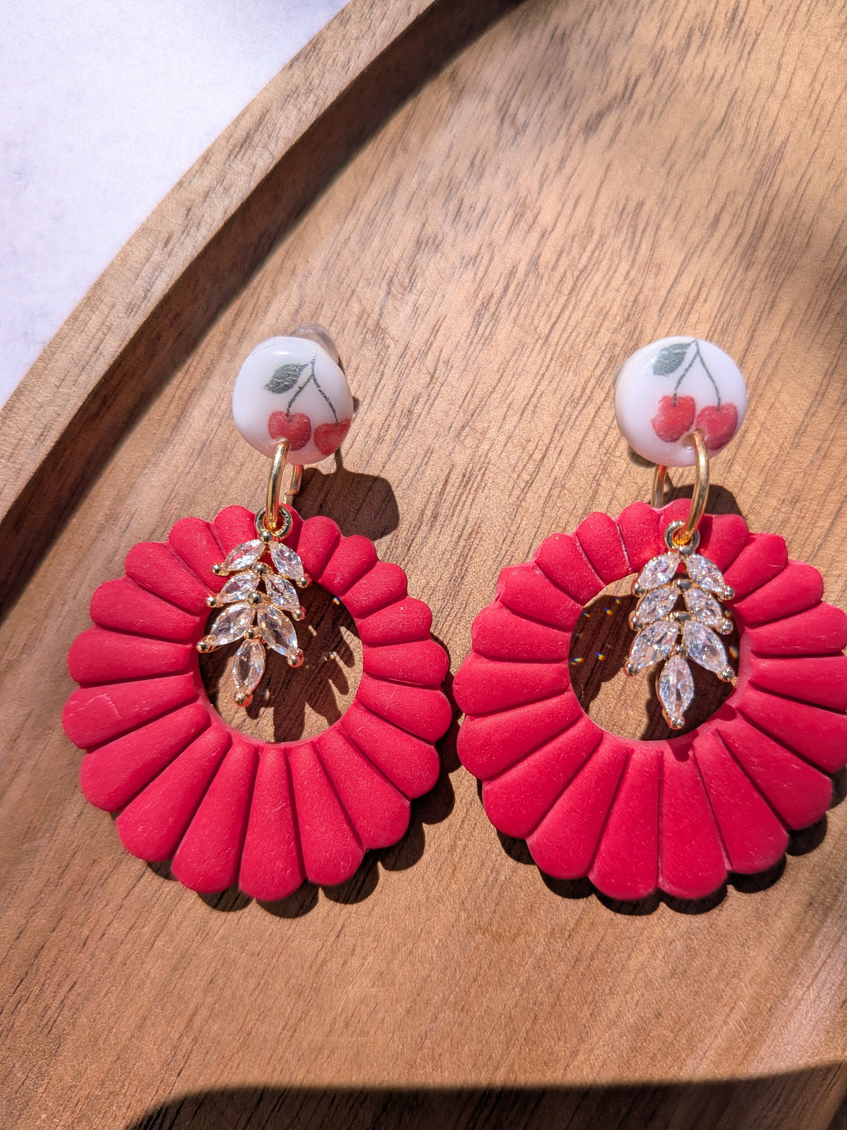 Boucles d'oreilles la ronde des cerises