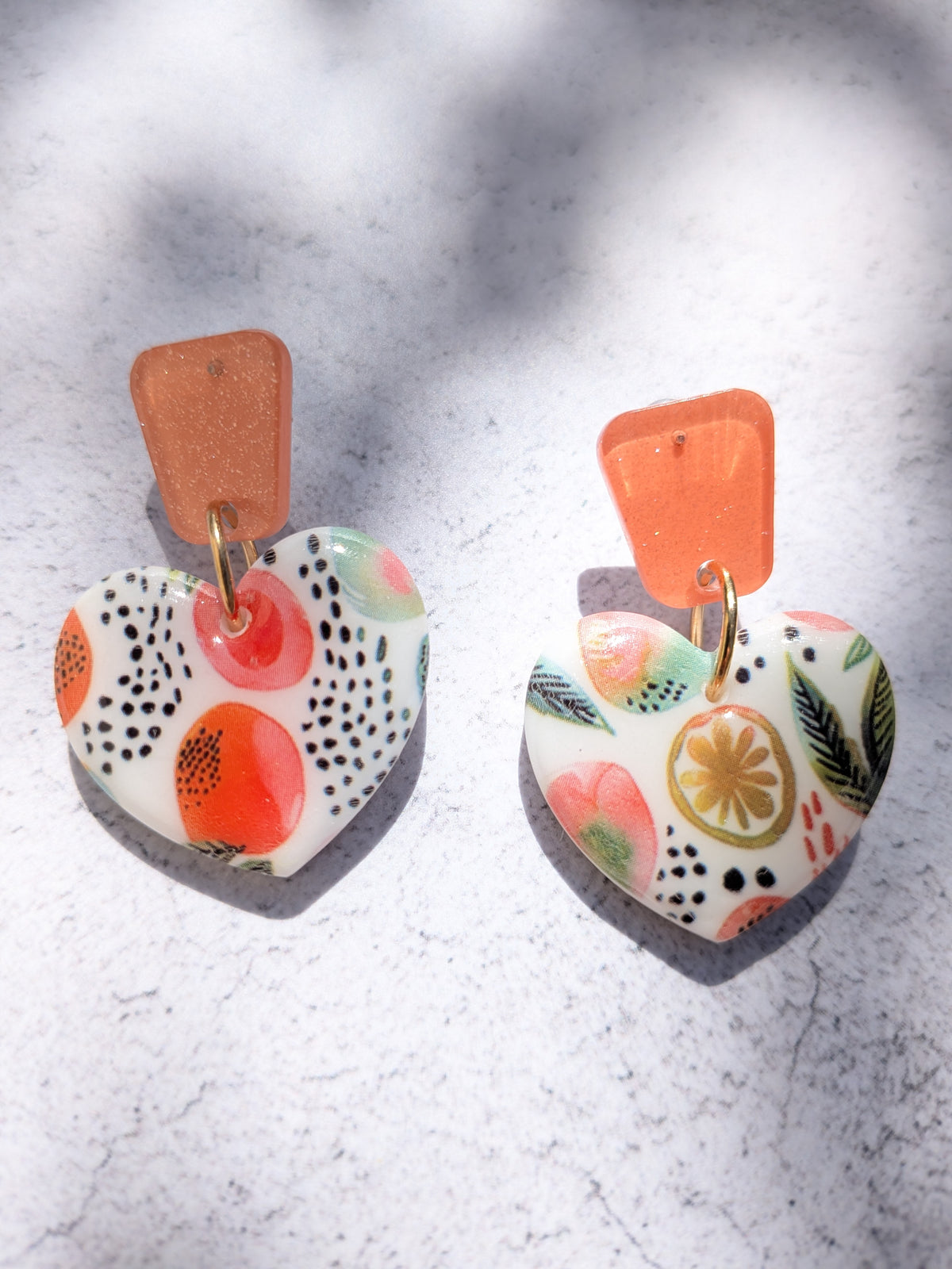 Boucles d'oreilles douceur tropicale